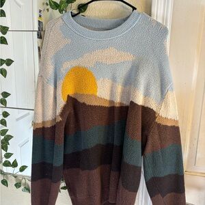 Abercrombie & Fitch Multicolor Crewneck Sweater